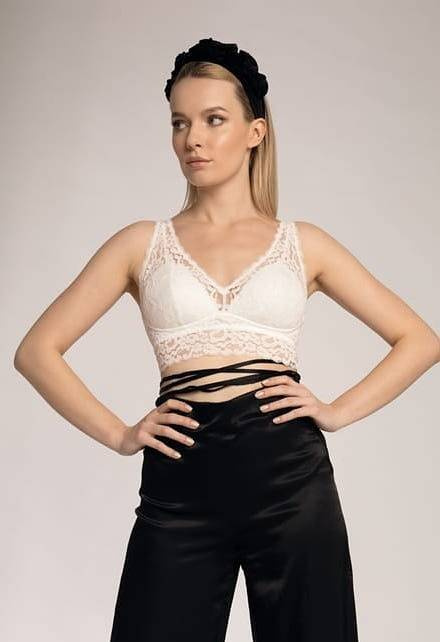 Kaja Biustonosz miękki soft Nipplex- milk