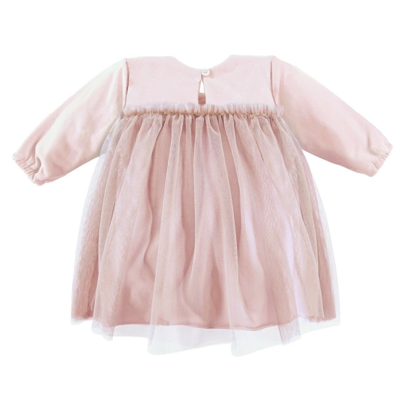 Ceremony Sukienka tiulowa z długim rękawem Eevi - różowy