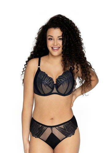 1951 Biustonosz miękki Ava czarny