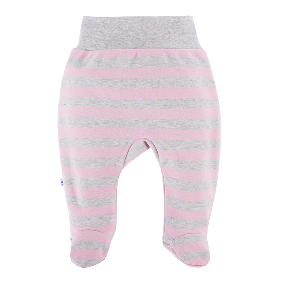 Ancymon Półśpiochy bawełniane 2-pak Eevi - szary/różowy