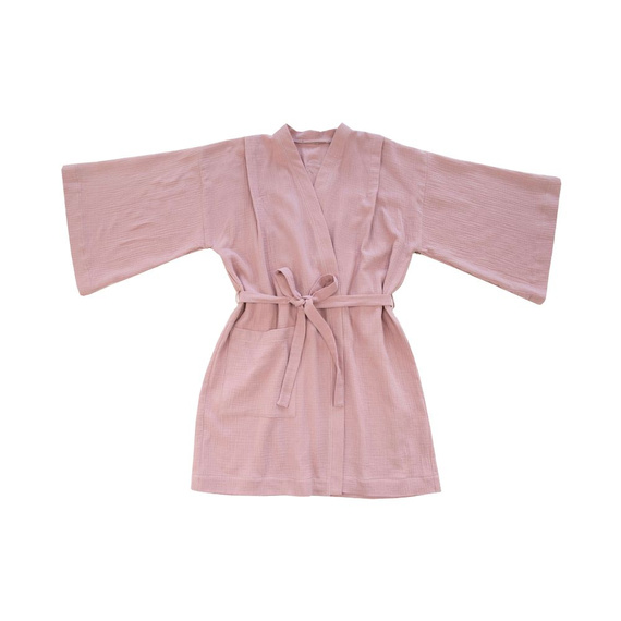 Sepia Rose Kimono muślinowe szlafrok Makaszka | 100% bawełna, lekki i przewiewny