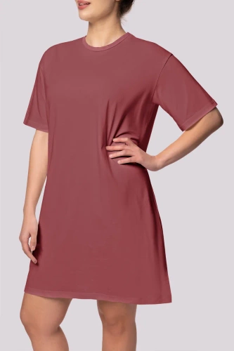 Bliss koszula nocna Mona wiśniowy 