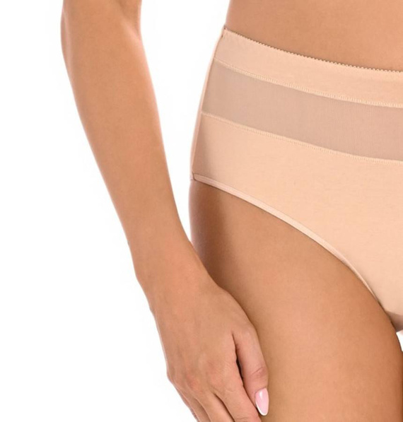 1126 Vera Figi z wysokim stanem Teyli - beżowy