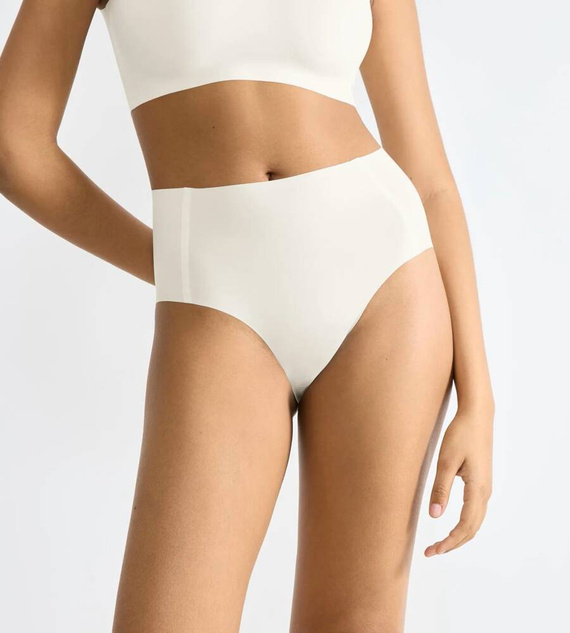 Zero Feel 2.0 High Waist Figi Damskie Sloggi - silk white 