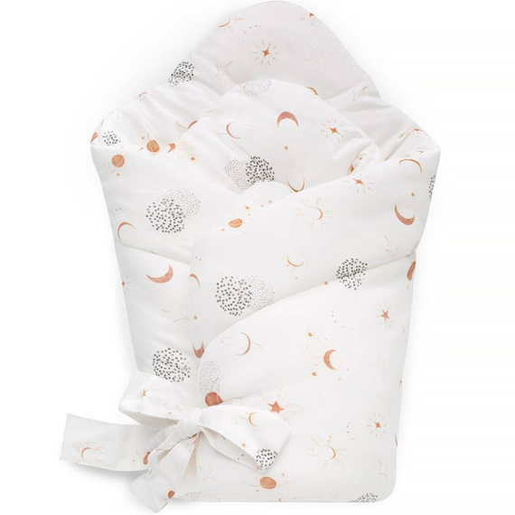 Sky Stars Rożek niemowlęcy eco satin cotton Yosoy