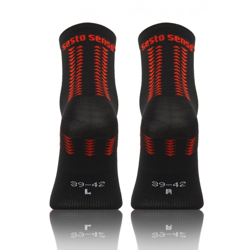 SKB01 Sport Socks Skarpety sportowe uniwersalne Sesto Senso czarny