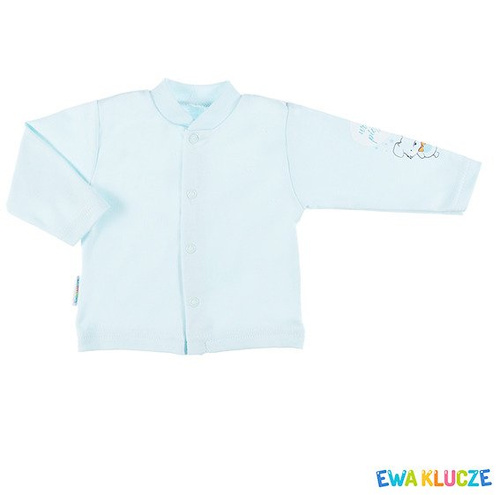 Kaftanik bawełniany "PRZYJACIELE" Ewa Klucze niebieski