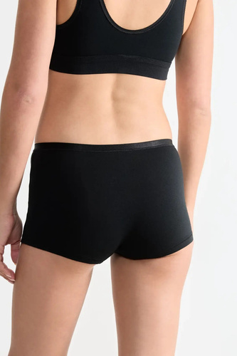 Go Daily Cotton Short FigiDamskie 3-pak Sloggi - czarne 