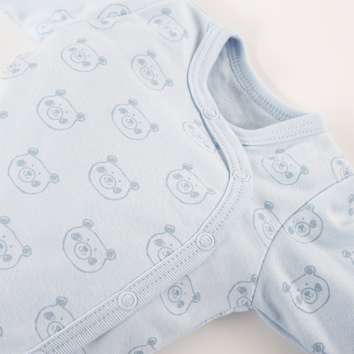 Big Bear Body rozpinane z długim rękawem Eevi - niebieski