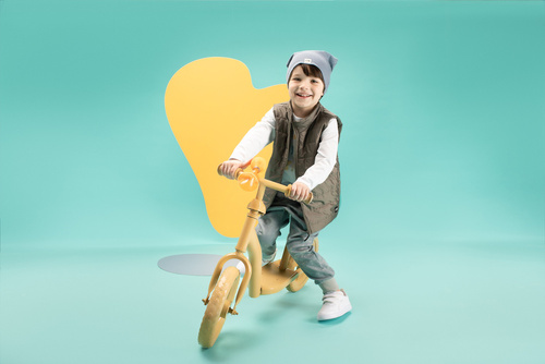 Fun Time Kamizelka pikowana Pinokio - zielony