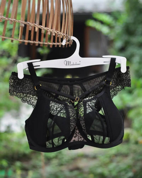 19194 Libre biustonosz miękki soft Mediolano czarny