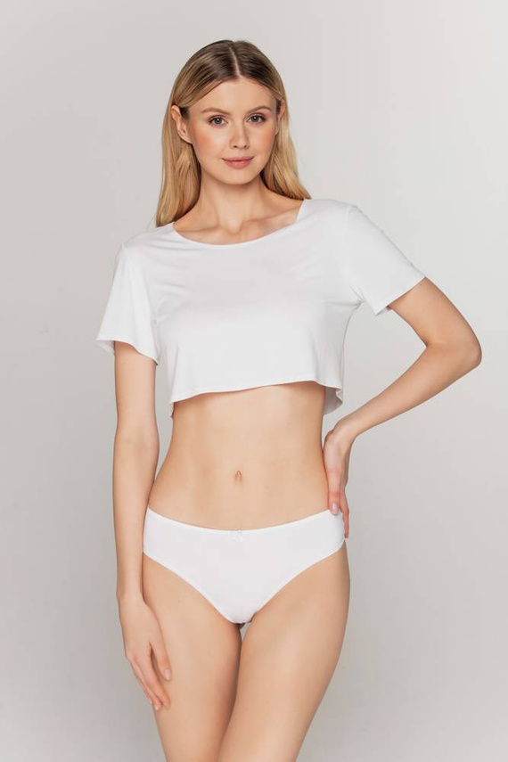 BBL 118 Figi damskie  Babell Biały