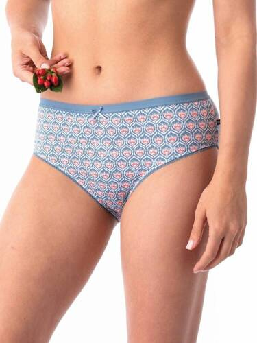 LPC 736 A'2 Figi damskie 2-pak Key niebieski brązowy