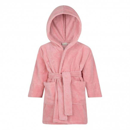 Bamboo Szlafrok dziecięcy bambusowy ByShelly - brzoskwiniowy