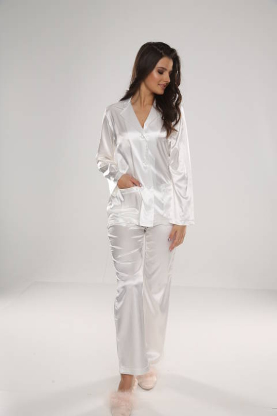 934 Classic Piżama damska Forex - pearl/perłowy