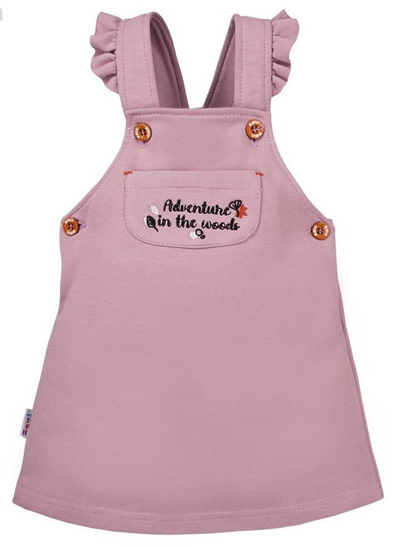 "Adventure" Ogrodniczka dla dziewczynki Ewa Klucze - róż 