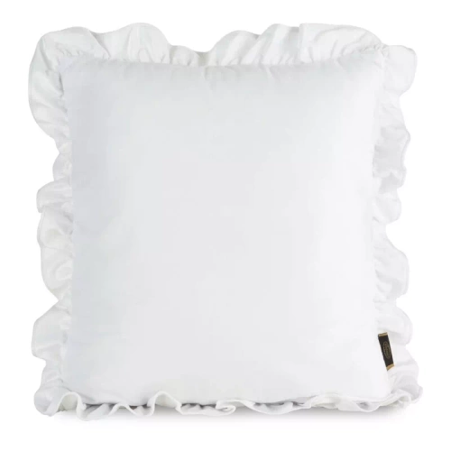 Brenda Poszewka dekoracyjna z falbanką Eurofirany biały