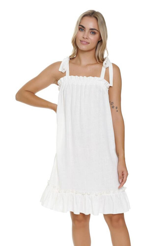 5309 Koszula Nocna lniana Doctor Nap - natural