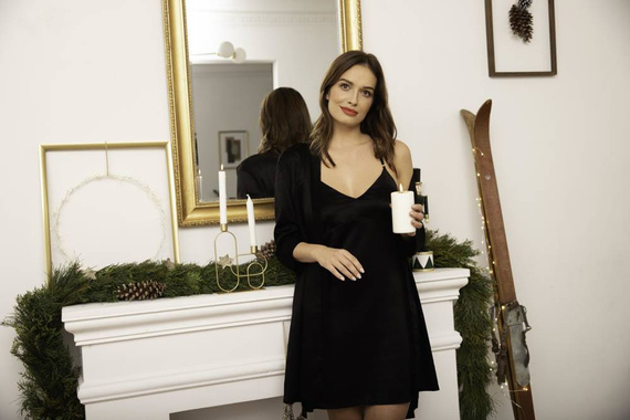 Anette Szlafrok damski Babella - czarny 