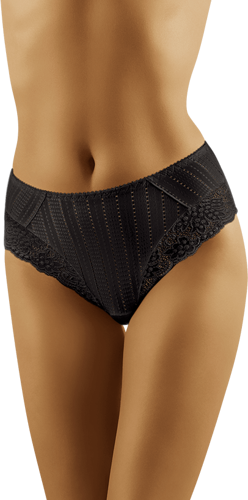 Eco-DI Figi damskie Wol-Bar - czarny