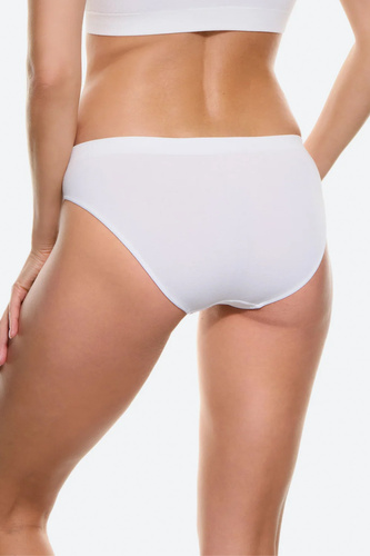Spiman LIGHT Bianco Figi Midi Bambusowe Niski Stan Oddychające i Miękkie
