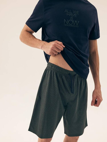 42632 Dreamer Piżama Męska Premium Henderson - granatowy