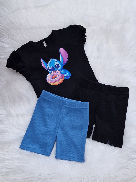 Stworek Koszulka dziecięca krótki rękaw Bambarillo czarny