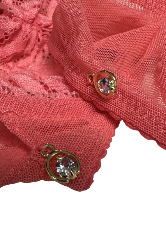 Resilque Set Tomato Red Passion czerwony – elegancki komplet bielizny damskiej