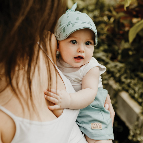 Pacific Szorty niemowlęce Eevi - zielony