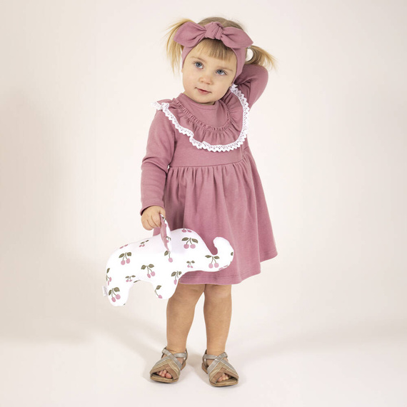 204063 Emily Opaska z węzełkiem Nicol - wrzosowy