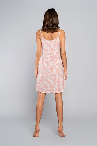 Bryza Koszula nocna, wąskie ramiączko Italian Fashion - łosoś