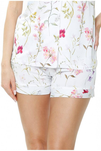 86536 Flores Krótkie spodenki piżamowe Mewa druk w kwiaty 