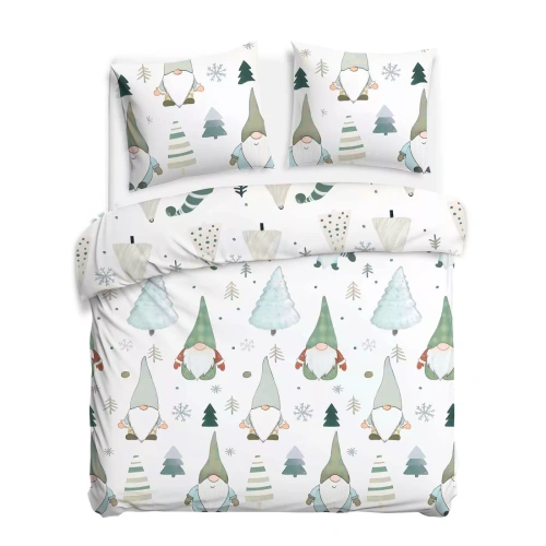 Pościel flanelowa Darymex 31517/1 skrzaty 100% bawełna 160 g/m²