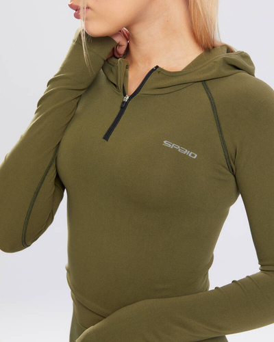 Adapt bluza sportowa damska Spaio khaki 