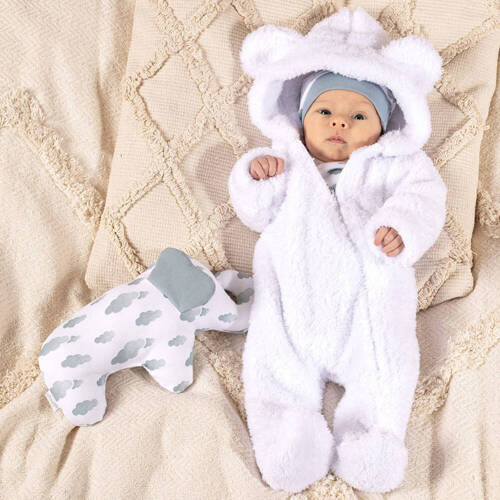 205271 Muki Pajac luna Nicol - biały