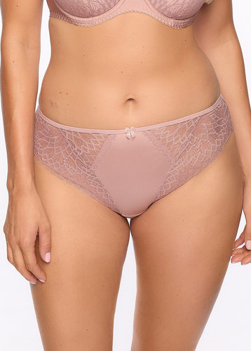 Freja GFP 1289 Figi Gaia  różowe – eleganckie, koronkowe, komfortowe na co dzień
