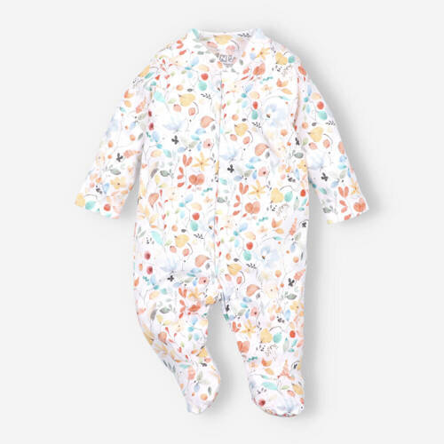 Bicycle Pajacyk z bawełny organicznej Nini druk