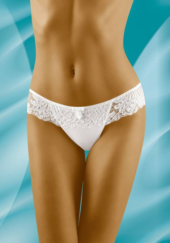 Karioka Stringi damskie Wol-Bar - biały