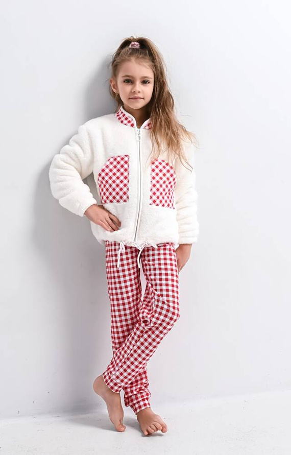 Perfect Kids Bluza dziecięca Sensis - śmietanowy-czerwony