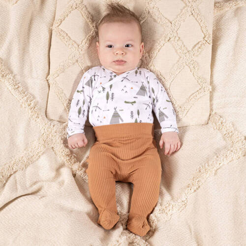 206096 Bruno Kopertowe Body z długim rękawem Nicol