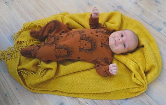 Pajac dzidziuś "SPIKE" Makoma cinnamon