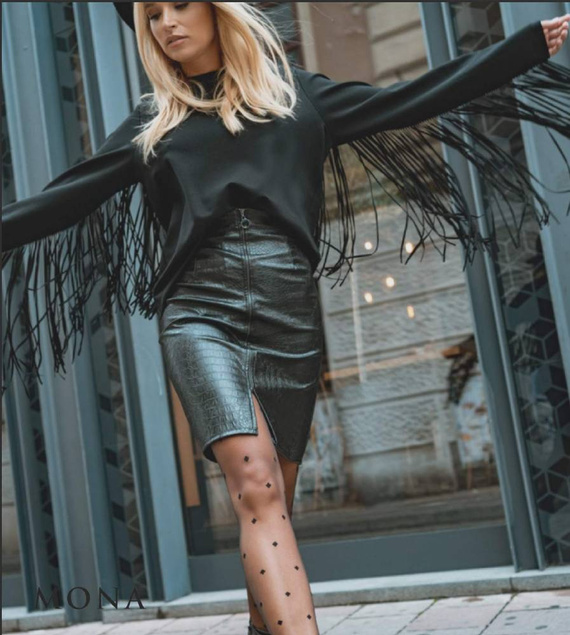 Diamond Girl Rajstopy Damskie Mona 13den - nero