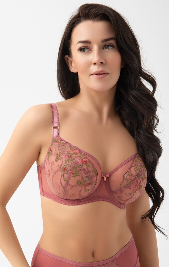Gorsenia G028 Elora biustonosz soft haft mocne podtrzymanie duży biust