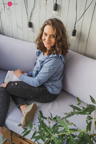 Milky Waves bluzka do karmienia Milk&Love dusty cedar