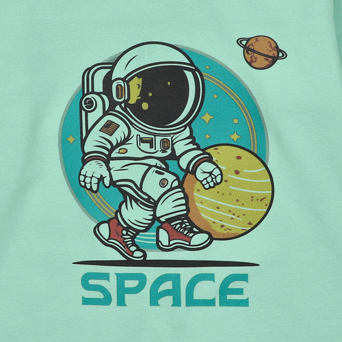 KAR-1006/PIS Bluzka chłopięca z długim rękawem Lagarto Verde pistacjowy