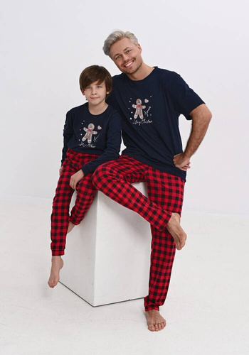 Matt Kids Piżama chłopięca Sensis - granatowy