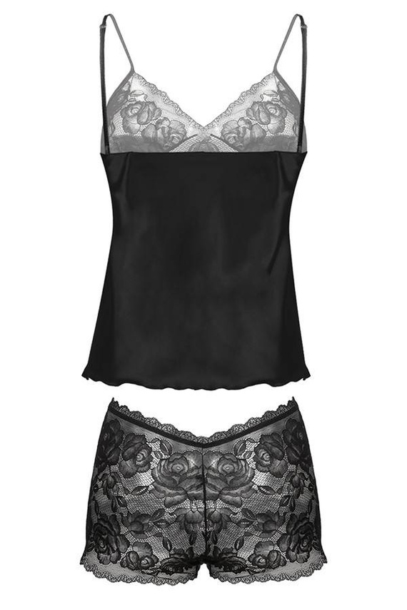 Adelaide Komplet piżama damska DKaren - czarna