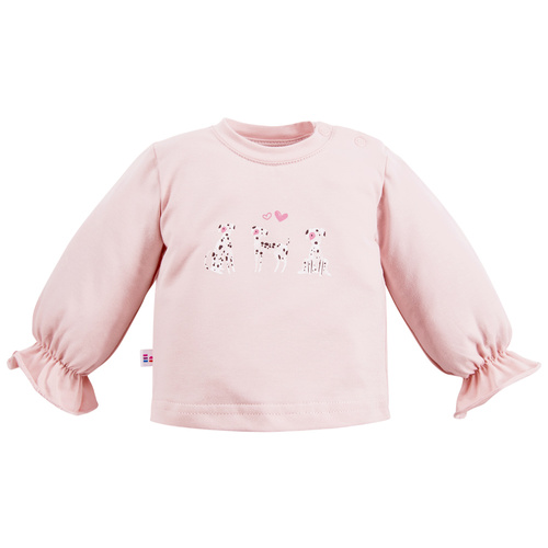 Dogs & Spots Bluzka dziewczęca Eevi- różowa