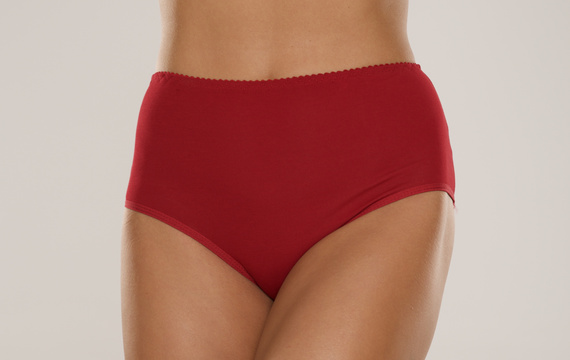 018 Sara Figi wysokie De lafense - bordowy