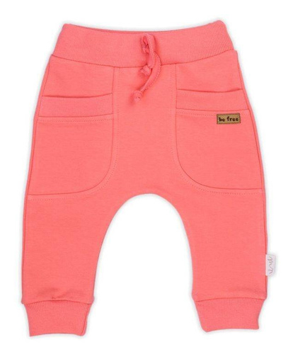175273 Spodnie niemowlęce "Alice" Nicol - koralowy